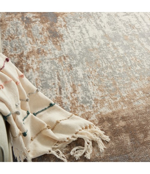 Nourison Elation Area Rug ETN07-Grey Ivory