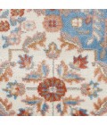 Elation Area Rug Nourison Elation Area Rug ETN08 Ivory Blue 9' x 12'