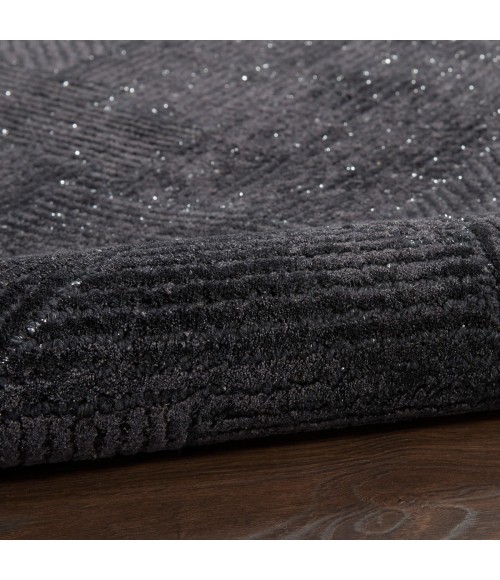 Michael Amini Ma30 Star Area Rug SMR01 Black 5'3" x 7'3"