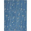 Nourison Home Grafix GRF15 Light Blue 5 ft. 3 in. X 7 ft. 3 in. Area Rug