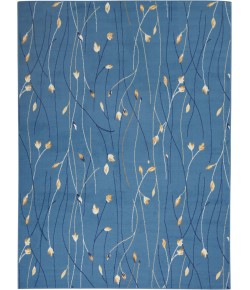 Nourison Grafix - Grf15 Light Blue Area Rug 5 ft. 3 X 7 ft. 3 Rectangle