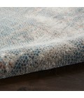 Nourison Rustic Textures Area Rug RUS15 Light Grey/Blue 7'10" Round