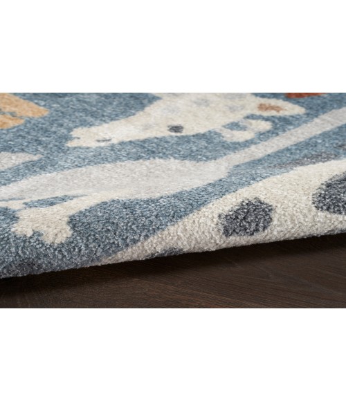 Nourison Astra Machine Washable Multicolor ASW01 7 ft. 10 in. Round Rug