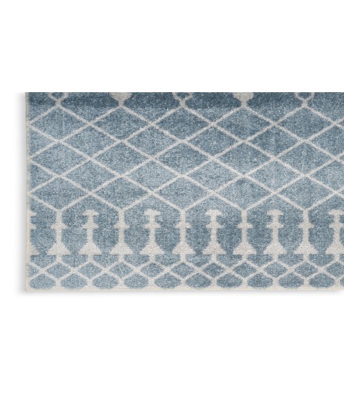 Nourison Astra Machine Washable Blue Rug ASW10 10 ft. X 14 ft. Rectangle - Rugs Town Nourison Astra Machine Washable Blue ASW10 10 ft. X 14 ft. Rectangle Rug