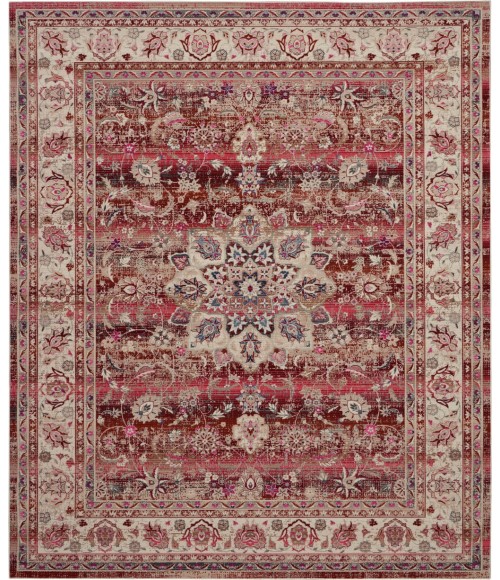 Nourison Vintage Kashan Area Rug VKA01-Red