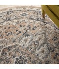 Nourison Quarry Beige Grey QUA05 5 ft. X Round Rug