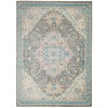 Nourison Tranquil(Traql) - Tra07 Light Grey Multicolr Area Rug 4 ft. X 6 ft. Rectangle