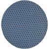 Nourison Twist Reversible Blue TWS01 8 ft. X Round Rug