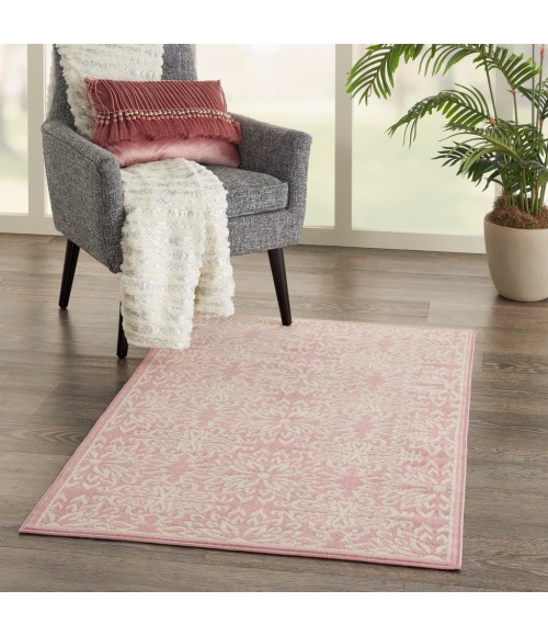 Nourison Jubilant Area Rug JUB06-Ivory/Pink