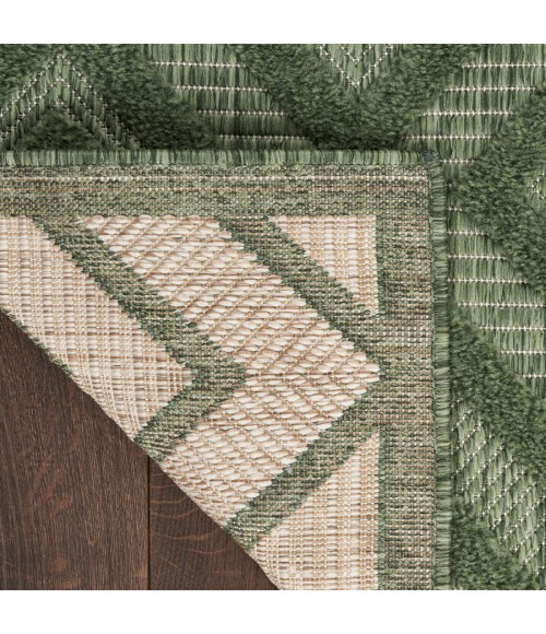 Nourison Home Versatile Green NRV01 2 ft. 2 in. X 7 ft. 6 Rectangle Rug