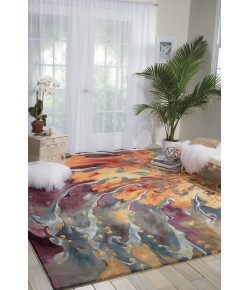 Nourison Prismatic - Prs08 Multicolor Area Rug 7 ft. 9 in. X 9 ft. 9 in. Rectangle