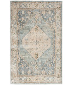 Nourison Astra Machine Washable Silver Blue ASW11 4 ft. X 6 ft. Rectangle Rug