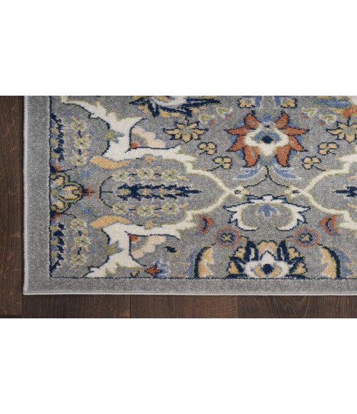 Nourison Allur Grey ALR03 6 ft. X 9 ft. Rectangle Rug