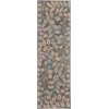 Nourison Tranquil(Traql) - Tra03 Grey Beige Area Rug 2 ft. 3 X 7 ft. 3 Rectangle