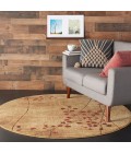 Nourison Somerset Round Area Rug ST74-Latte