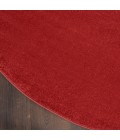 Nourison Essentials Brick Red Area Rug NRE01-Brick Red