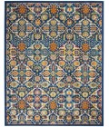 Nourison ALLUR Area Rug Nourison Allur Area Rug ALR03-Navy Multicolor