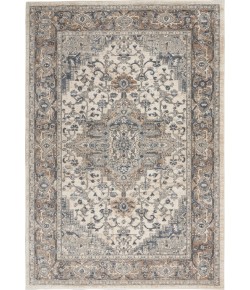 Nourison Quarry Ivory Grey QUA05 4 ft. X 6 ft. Rect. Rug