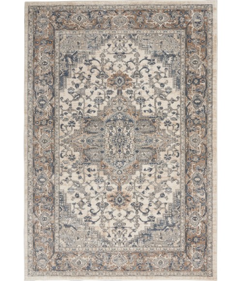 Nourison Quarry Ivory Grey QUA05 4 ft. X 6 ft. Rect. Rug
