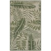 Nourison Home Garden Oasis GOA02 Ivory Green 3 ft. X 5 ft. Area Rug