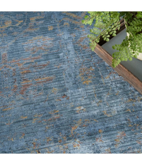 Nourison Luxurious Blue LRS01 9 ft. X 12 ft. Rect. Rug
