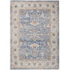 Nicole Curtis Series 4 SR402 Light Blue Grey 6 ft. 7 in. X 9 ft. 2 in. Area Rug