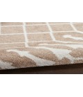 Nourison Astra Machine Washable Taupe ASW10 4 ft. X 6 ft. Rectangle Rug