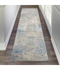 Nourison Solace Runner Area Rug SLA01-Ivory/Grey/Blue