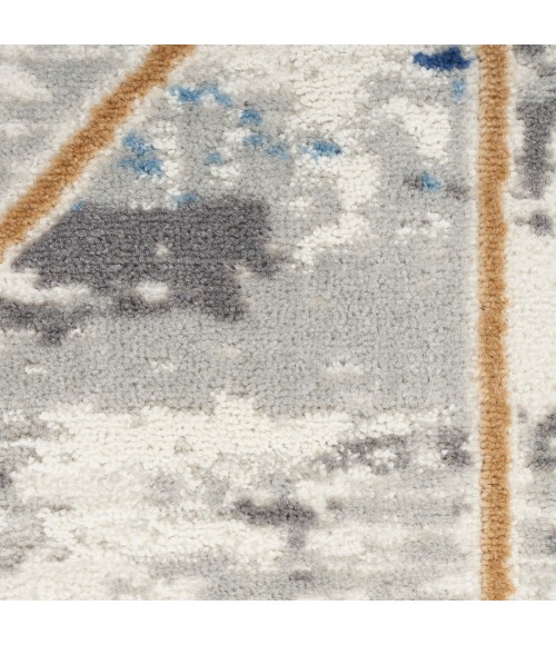 Nourison Elation Area Rug ETN12 Grey/Multi 4' x 6'