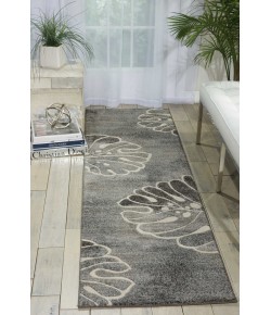Nourison Maxell - Mae04 Grey Area Rug 2 ft. 2 X 7 ft. 6 Rectangle