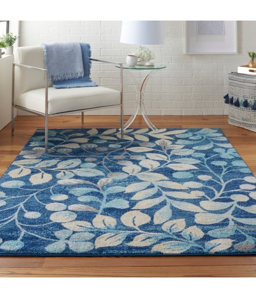 Nourison Tranquil Area Rug TRA03-Navy