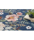Nourison Nourison Washables Navy Multicolor NWB01 4 ft. X 6 ft. Rectangle Rug