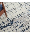 Nourison Twilight Area Rug TWI10 Ivory/Navy 9'9" x 13'9"