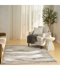 Nourison Serenity Home Grey Multicolor SRH12 6 ft. X 9 ft. Rect. Rug