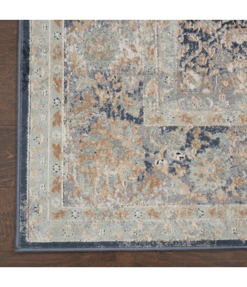 kathy ireland Home Malta Area Rug MAI09-Navy