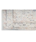 Nourison Astra Machine Washable Light Blue ASW11 2 ft. X 6 ft. Rectangle Rug