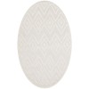 Nourison Versatile Ivory White NRV01 4 ft. Round Rug