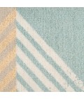 Nourison Home Washable Decor Blue Multicolor WSD10 9 ft. X 12 ft. Rectangle Rug