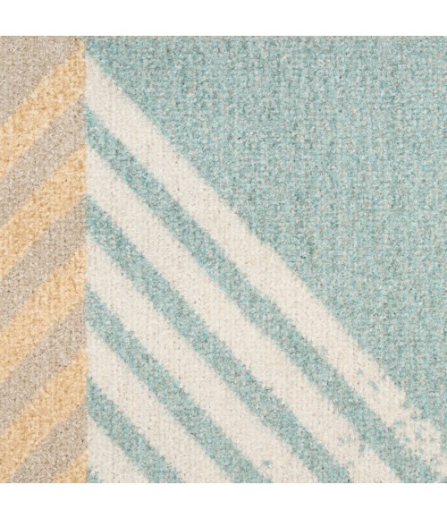 Nourison Home Washable Decor Blue Multicolor WSD10 9 ft. X 12 ft. Rectangle Rug