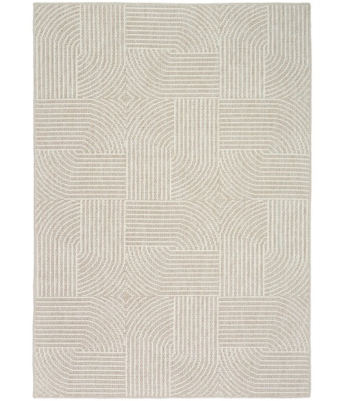 Nourison Natural Texture Beige Ivory NTX02 5 ft. X 7 ft. Rect. Rug