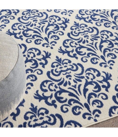 Nourison Grafix Area Rug GRF06-White Blue