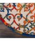 Nourison Aloha Round Area Rug ALH21-Multicolor