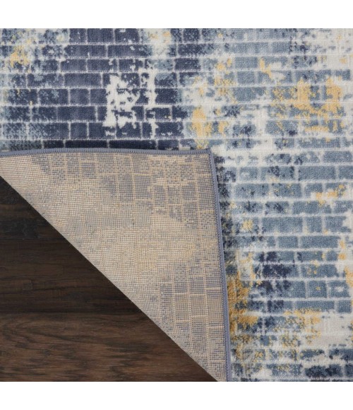 Nourison Urban Decor Area Rug URD05-Ivory/Sky