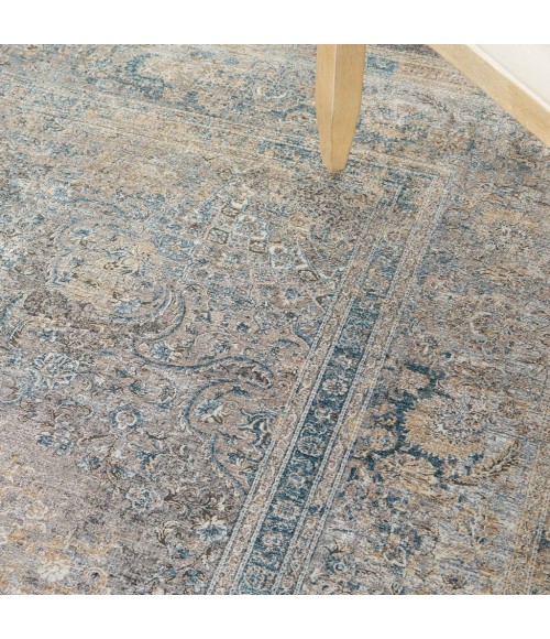 Nourison STARRY NIGHTS Area Rug Nourison Starry Nights Area Rug STN06-Cream Blue