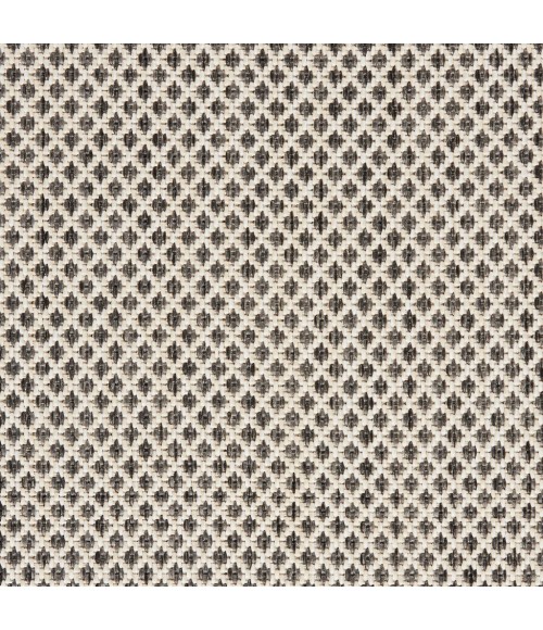 Nourison Courtyard Area Rug COU01-Ivory Charcoal