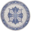 Nourison Whimsicle - Whs03 Ivory Blue Area Rug 5 ft. X Round