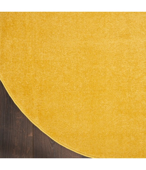 Nourison Essentials Yellow Area Rug NRE01-Yellow