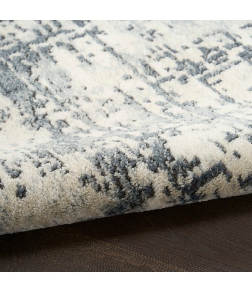 Nourison Quarry Ivory Grey QUA17 10 ft. Rect. Rug