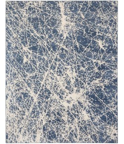 Nourison Exhale Navy Ivory EXL02 4 ft. X 6 ft. Rect. Rug