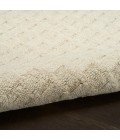 DKNY Pure Grids Ivory Beige PGR01 8 ft. X 10 ft. Rect. Rug